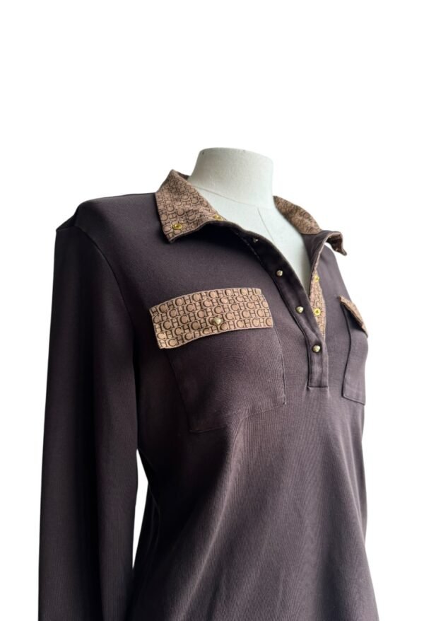 CAROLINA HERRERA - POLO BROWN MOMOGRAM - Image 7